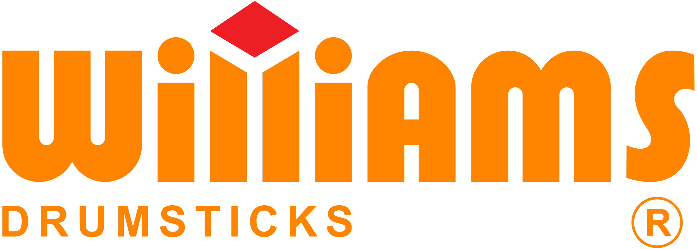 Williams Drumsticks - Laranja